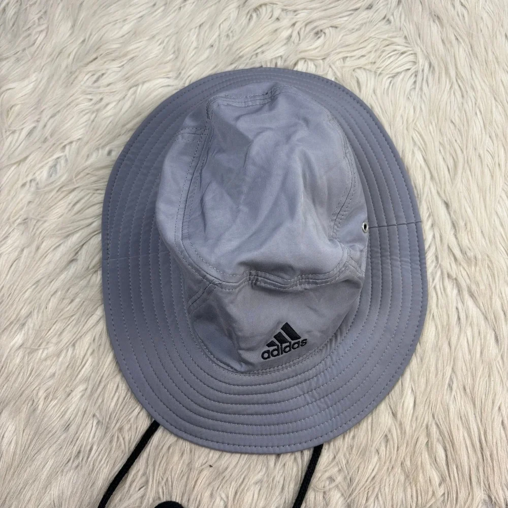 Adidas Women's OS Gray Boonie Hat Aeroready Sun Hat Beach Vacation Travel